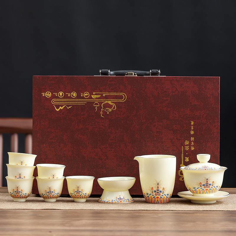 Huangshi Suzai Jade Porcelain Kung Fu Tea Set Business Company
