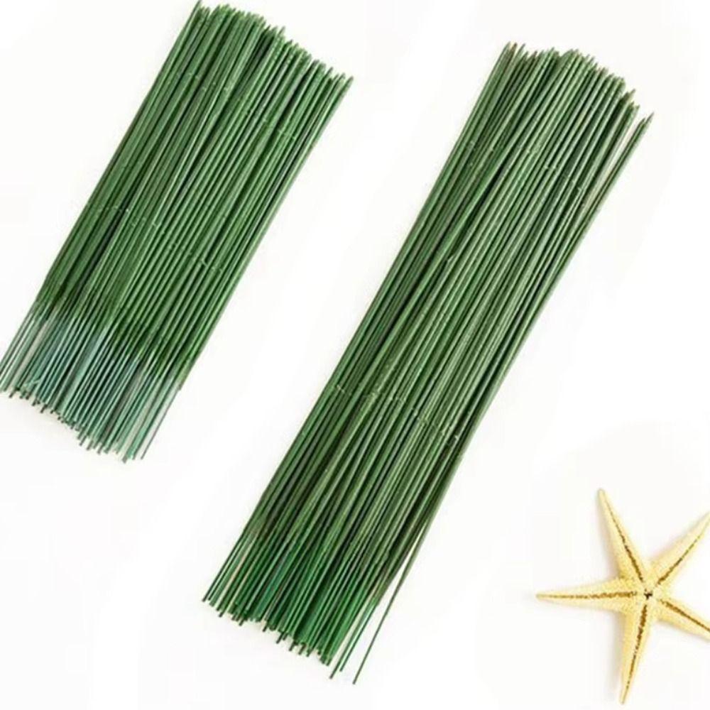 100Pcs Crafts Simulation Plant Stem DIY Handmade Rose Stem Wedding Celebration