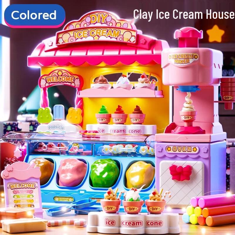 Miaobaile Kids Ice Cream Shop Playset