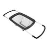 Stainless Steel Expandable Colander Over Sink Strainer Non Slip Feet Easy Clean Kitchen Tool Pasta Fruits Vegetables
