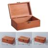 Handmade Storage Box Jewelry Sundries Vintage Wood Color 1pc