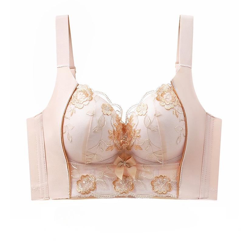 

Нижнее белье для маленькой груди с эффектом пуш-ап, для коррекции груди, против обвисания, без косточек, против расширения груди в стороны, сексуальный бюстгальтер 34/75AB (thick)