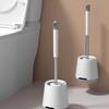 Punch-Free Silicone Toilet Brush