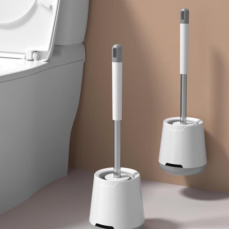 Punch-Free Silicone Toilet Brush