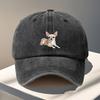 Unisex verstellbare Baseballkappe mit Chihuahua-Design Verstellbarer Riemen Leichter Outdoor-Stil Ideal zum Wandern Camping