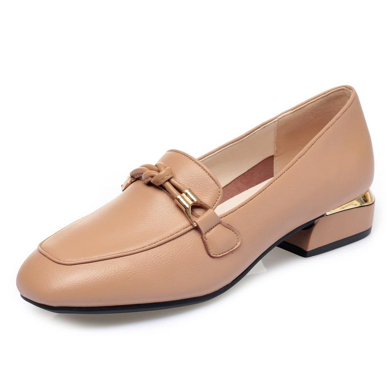Spring Autumn New Women's Single Shoes Soft Sole Comfortable Mother's Low Heels Shoes Casual Loafers Elegant Ladies Office Shoes