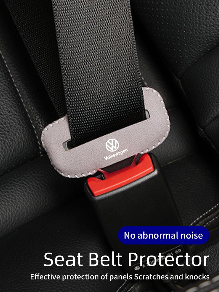 Universal Car Seat Belt Buckle Cover Protector Safety Belt Anti-scratch Cover For VW Scirocco Jetta Beetle Golf Passat Polo wsdm9