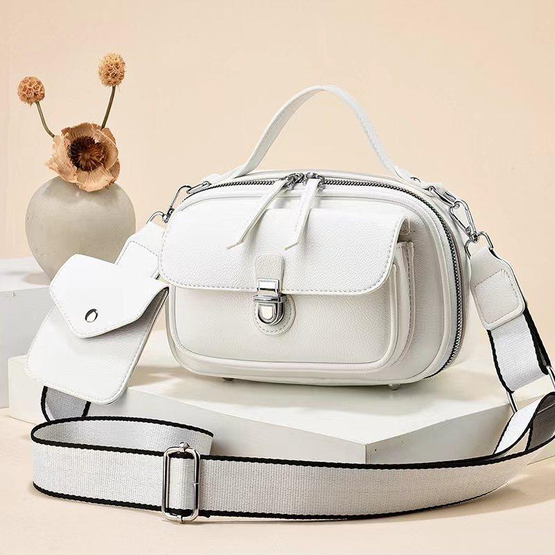 Spring and Summer New Multi-functional Multi-piece Women's Bag Soft Leather Small Fragrant Fashion Portable Shoulder Bag