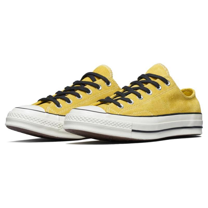 Converse Chuck Taylor All Star Rund Zehenspitze Schnürung Abriebfest Niedrig geschnitten Espadrilles Unisex Gelb