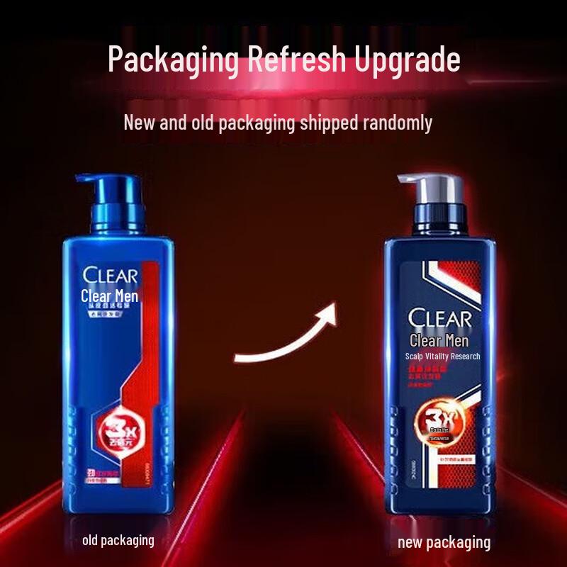 Clear Men Anti-Dandruff Deep Cleanse Shampoo Twin Pack