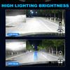 2 Stück H7 H4 LED-Scheinwerferlampen Canbus 30000LM 100W U-förmiges Kupferrohr Autolicht Turbo H11 9005 HB3 Scheinwerfer 6500K Weiß 12V Mit Lüfter