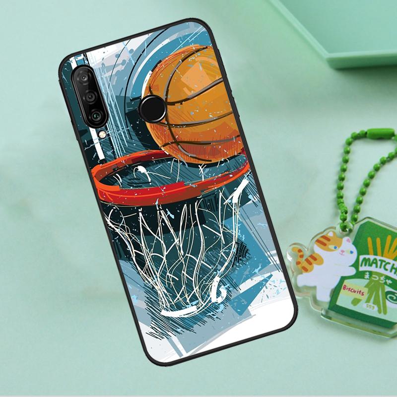 Basketball Ball For Huawei Nova 8i 11i 12i 12s 9 10 SE Y90 Y60 Y70 Y72 Y61 Y91 P20 P30 P40 Lite P60 Pro Case