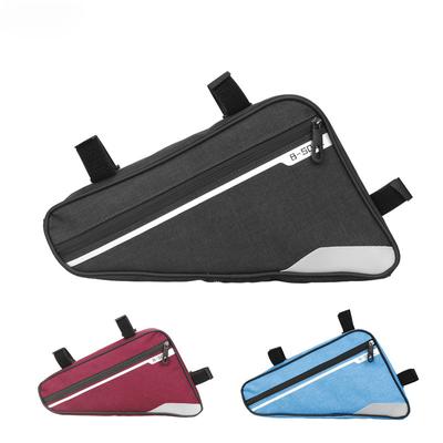 Waterproof Bike Frame Bag With Large Capacity Compartment Durable Oxford Fabric For Mountain Bike And Road Bike Cycling