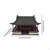 Architecture Statue Chinese Artwork for Home Decor Collection Crafts Tabletop Ornament Figurine