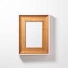 FRAME SHIROYAMA 3443 Frame Air Frame Resin Frame Simple Stylish Interior Poster Photo Picture Panel Frame Beige White A3