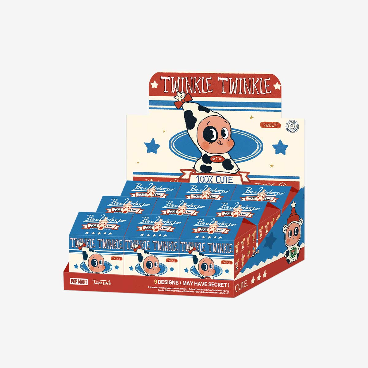 

Фигурки POP MART Twinkle Twinkle Серия Create Your Taste - A (Одинарная упаковка / Набор из 9 штук)