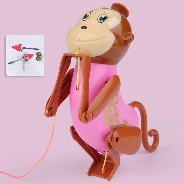 Funny Plastic Monkey Climbing Rope Toy Climb The Rope Toys for Children Animal Parent-Child Interaction Play Toys Birthday Gifts