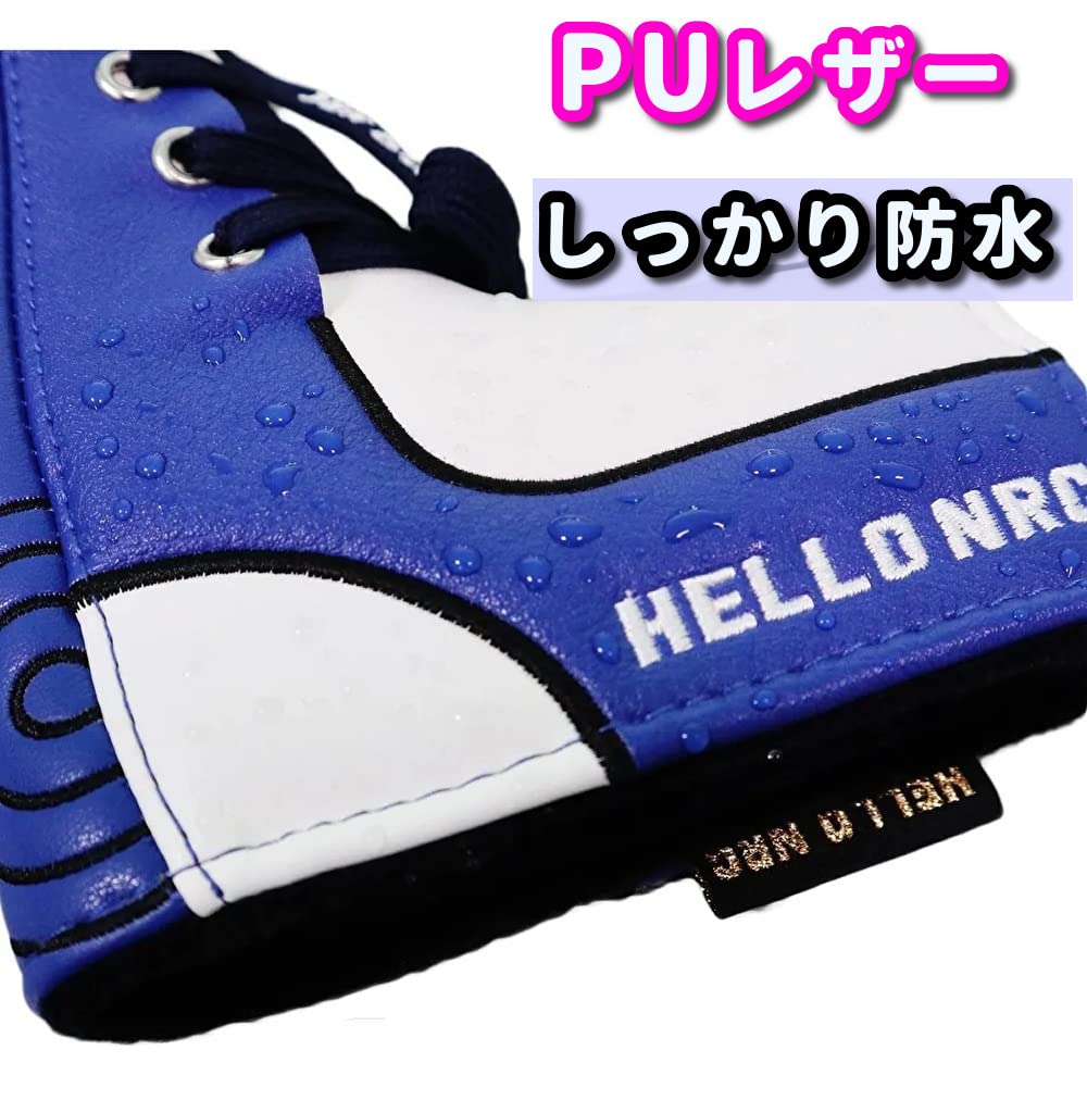 Golf Putter Abdeckung Putter Fall Kopf Abdeckung Mallet Typ Pin Typ PU Leder (Hammer Typ ROT)