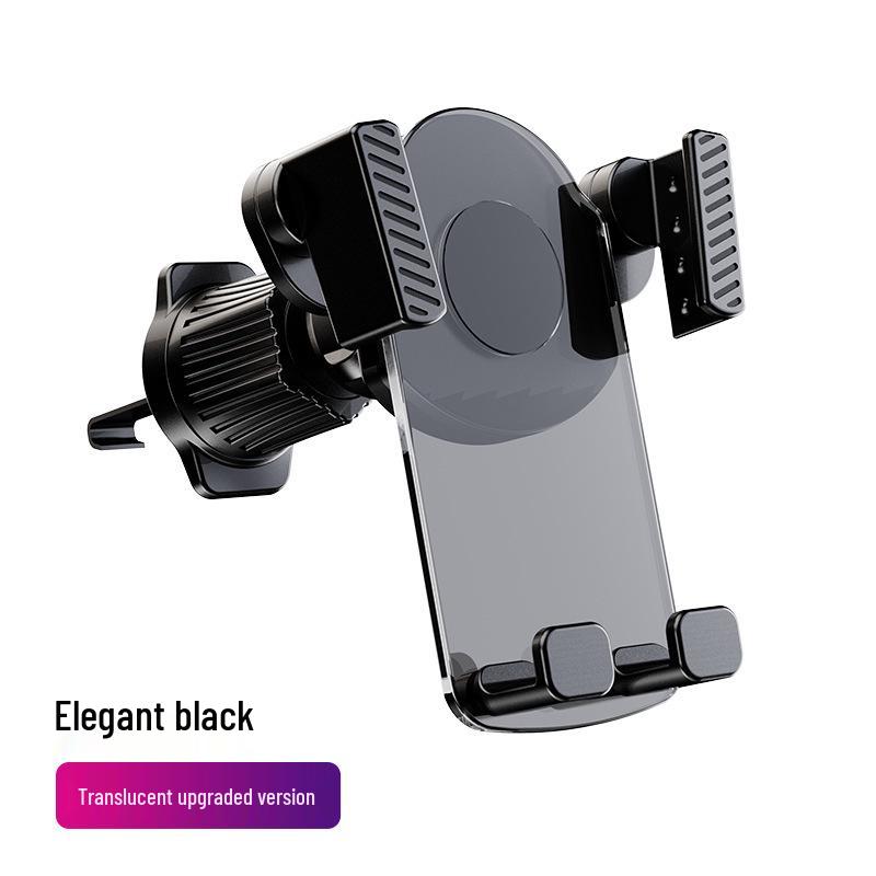 

Didi Driver Double-Head Gravity Car Phone Holder: Silent & Data Cable Storage Upgrade