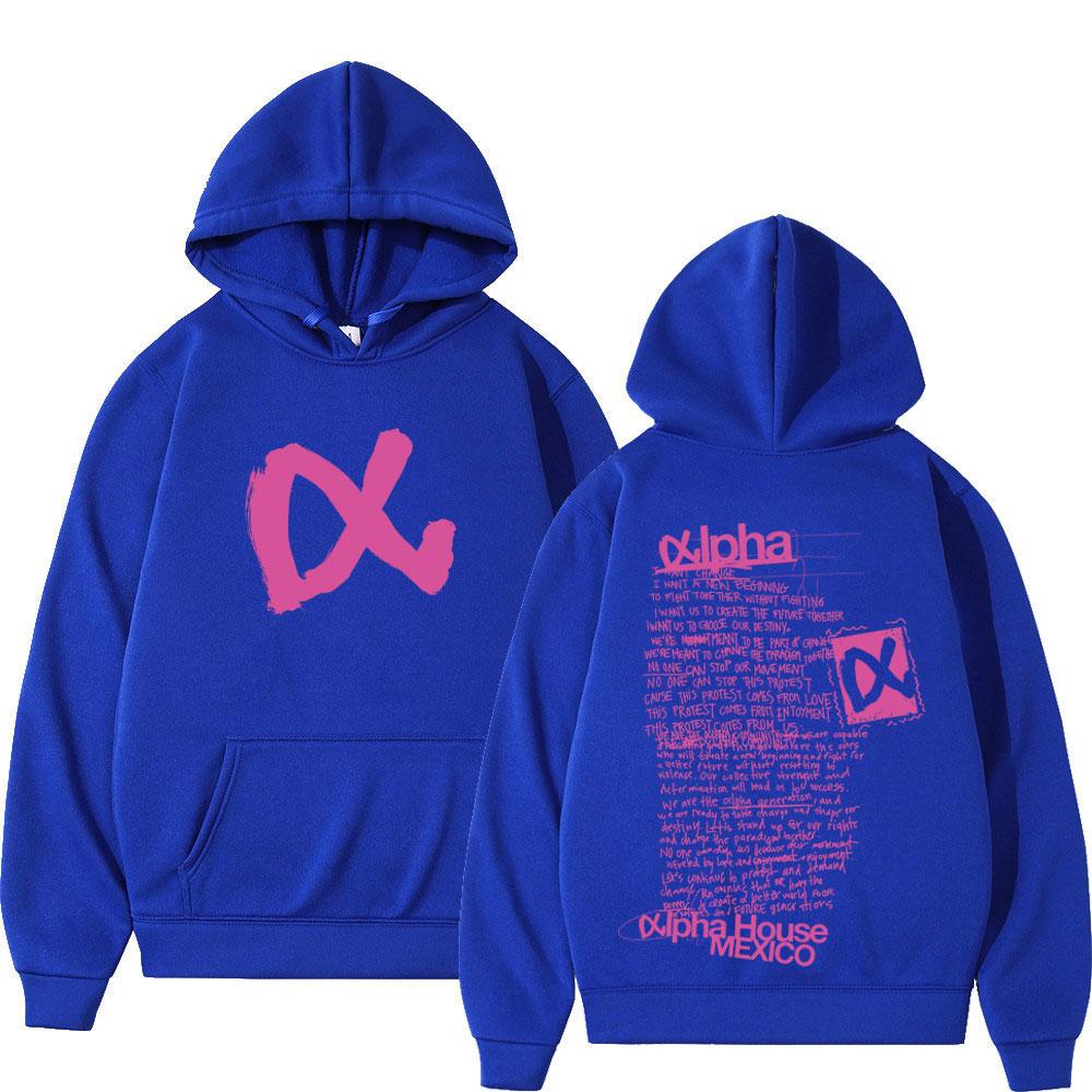 Sudadera con Gráfico de Tour de la Cantante Aitana Ocaña Invierno Holgada Casual Oversize Chándal Hombres Mujeres Estética Moderna Sudaderas con Capucha Tops