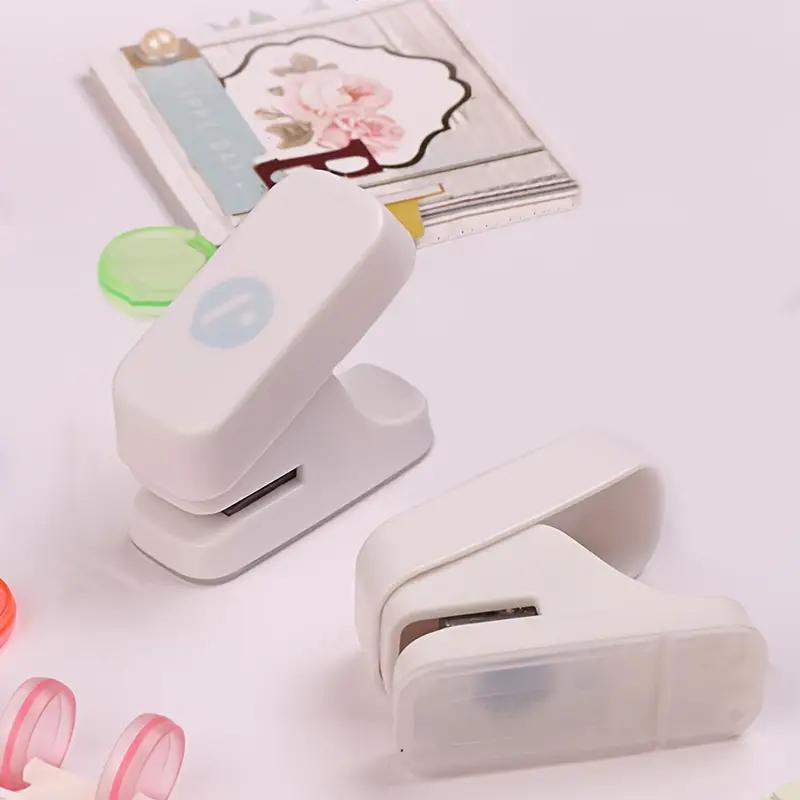 KW-trio Portable Mushroom Hole Puncher Loose-leaf Hole Puncher Disc Ring Binding Cutter T-type Paper Puncher Stationery Supplies