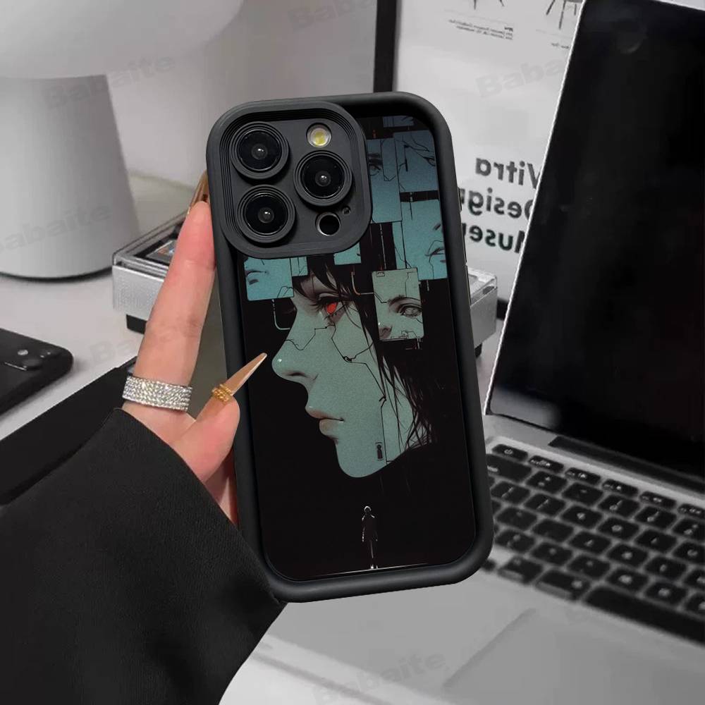 Phone Case Anime G-ghost In The S-shell for Samsung S26 S25 S24 S23 S22 S21 S20 F06 M16 Note 20 FE Ultra Soft Silicone TPU Cover