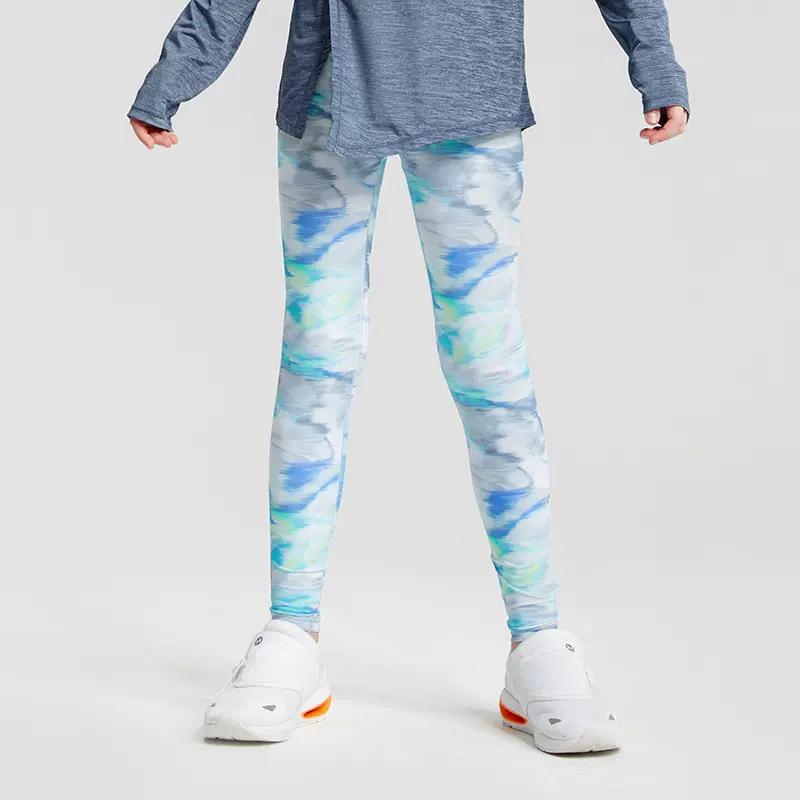 Pantaloni de Yoga Ușori cu Uscare Rapidă din Mătase de Gheață pentru Fete cu Protecție UV