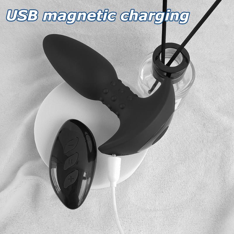 360° Rotation Vibrating Anal Plug Sex Toys for Men Wiggle Prostate Massager APP Anal Vibrator Butt Plug Sex Toy for Gay Women 18