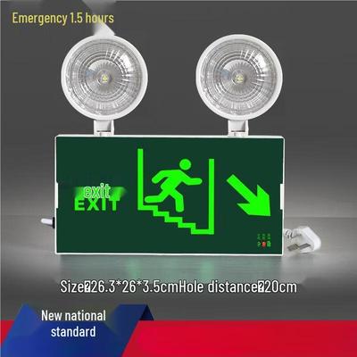 Señal luminosa de salida de emergencia contra incendios de Linpan