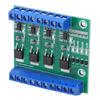 4‑Way MOS Tube Module Field Effect PLC Amplifies Board with Input Output Signal Indicator