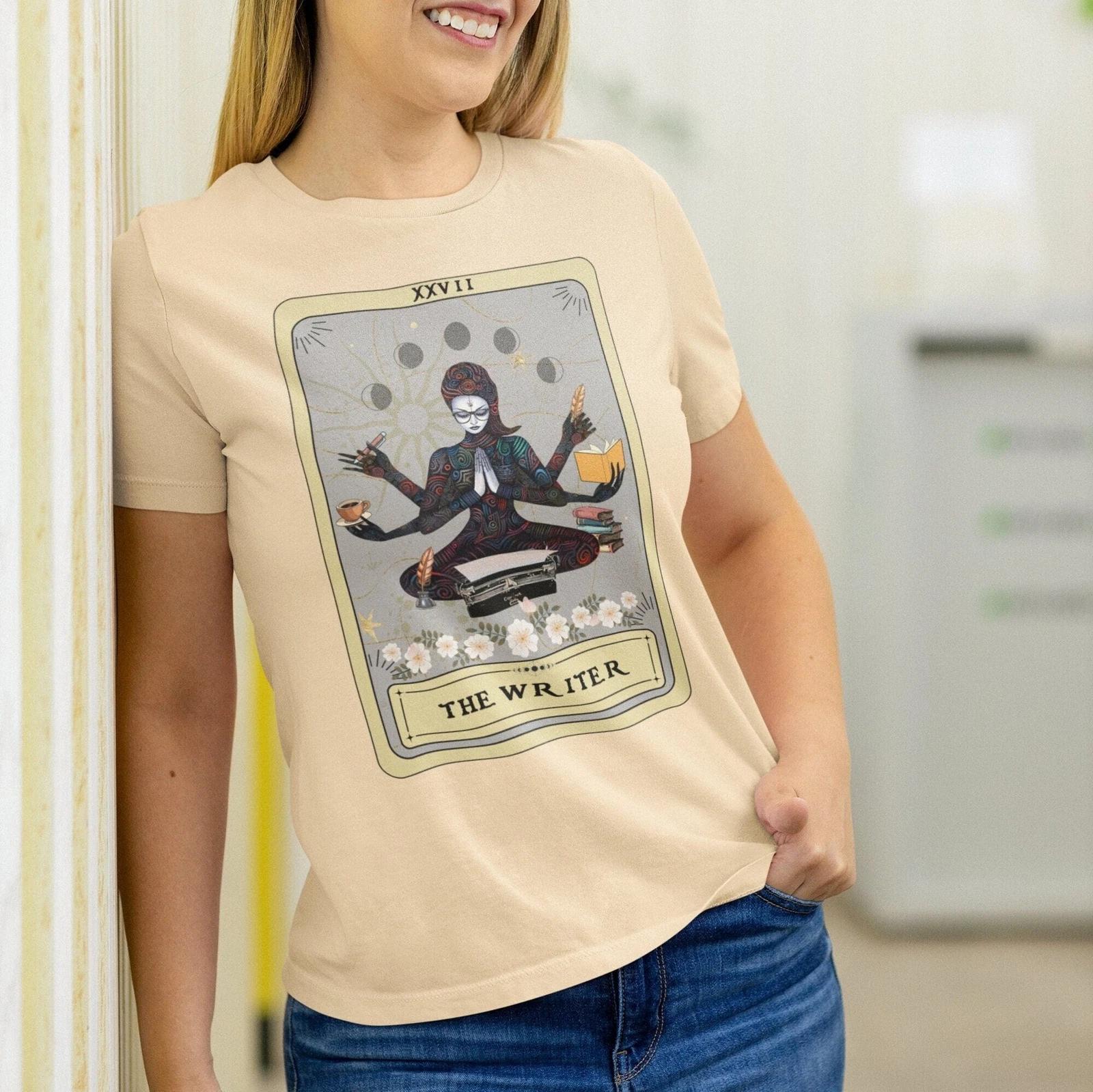 The Writer Goddess Tarot Card Shirt, Author S