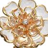 Botões de Punho Florais com Strass Clip Capas Decorativas de Botão Para Camisas Jaquetas Vestido de Casamento Roupa Decoração de Roupa
