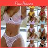 Lace Charming Elastic High Threepiece Womens Lingerie Set