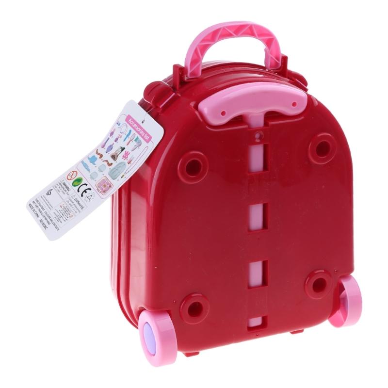 36Pcs Kids Makeup Kit for Girls Playing Make Up Set Toy for 3 4 5 6 7 8 9 10 Years Old Girls Pretend Dress-Up Beauty Set