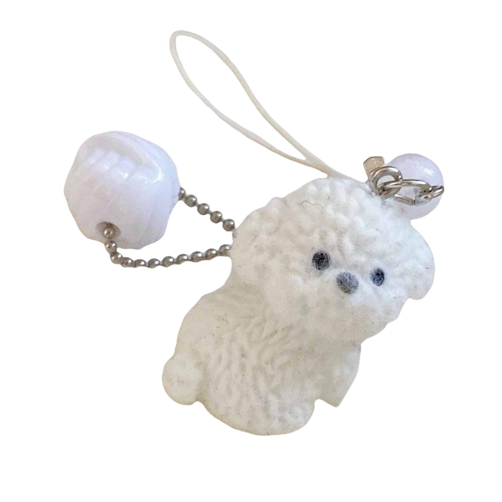 

Милый ремешок для мобильного телефона в виде собаки, многофункциональное украшение для подвешивания собаки, текстура сплава, подходит для телефонов, сумок и брелоков A