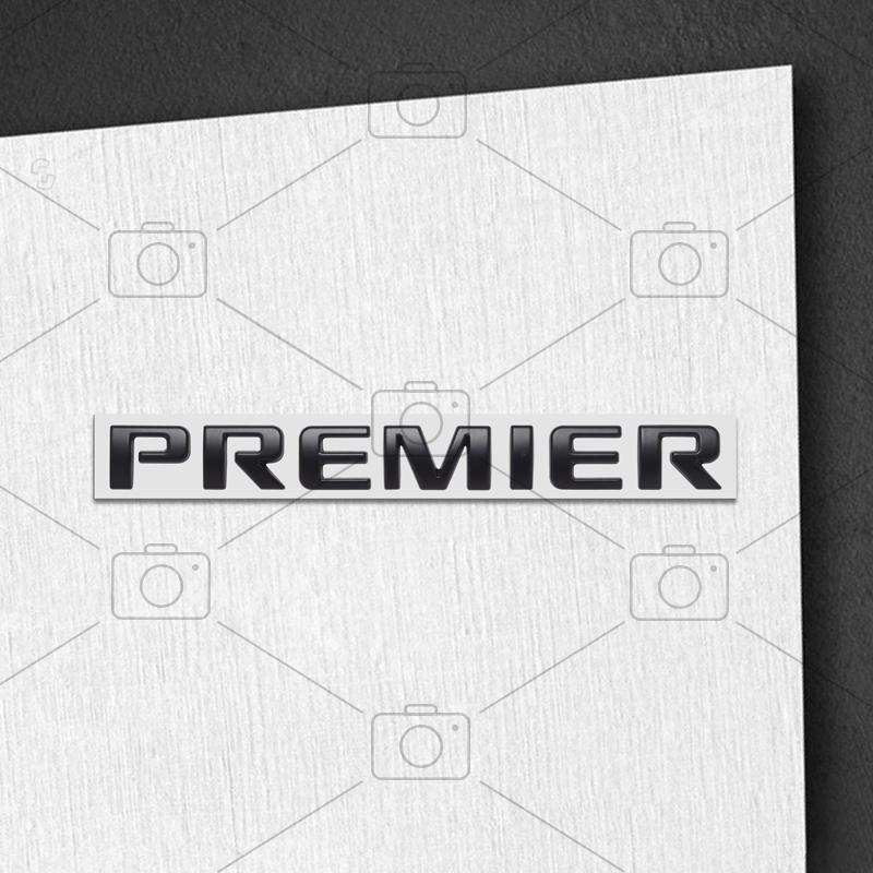 

Car Metal Body Premier Logo Letter Decals Styling Badge Trunk Emblems Sticker For Chevrolet Blazer Traverse Trailblazer Malibu