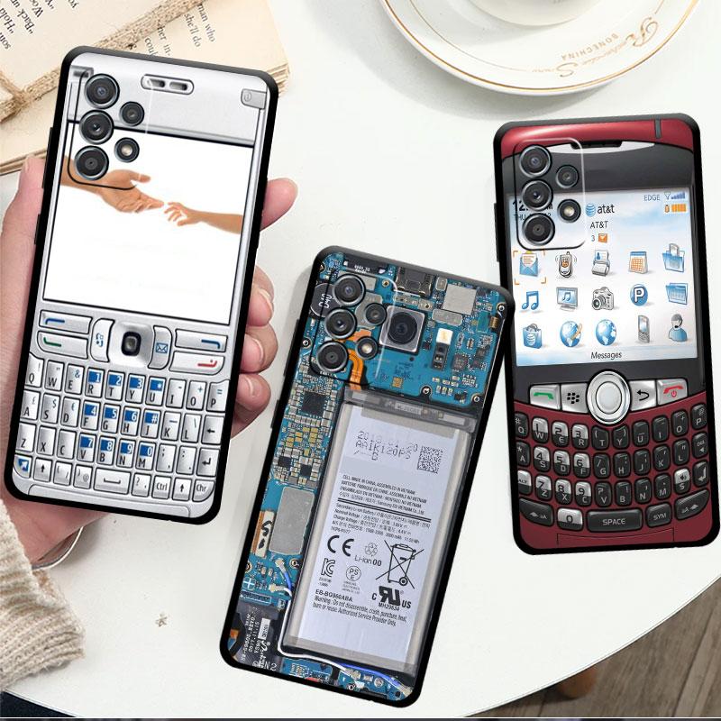 Neue Vintage Kameraabdeckung für Samsung Galaxy A52 A12 A51 A32 A21s A71 A32 5G A12 A22 A53 A31 A13 A72 A02s A41 A03 A04 Handyhülle