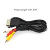 Game Console AV Cable HD Prevent Interference Plug and Play RCA Sound Video Cord for Xbox 5.9ft