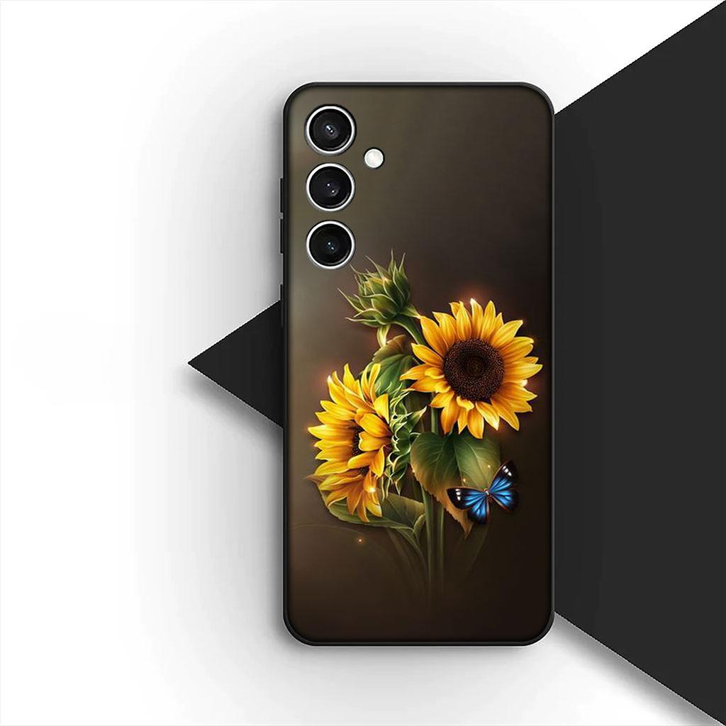 Sunflower Flower Peony for Samsung Galaxy Note 20 Ultra 10 8 9 S10 Plus Lite S8 A70 A24 A25 S10E A21S A37 A57 A51 A7 Phone Case