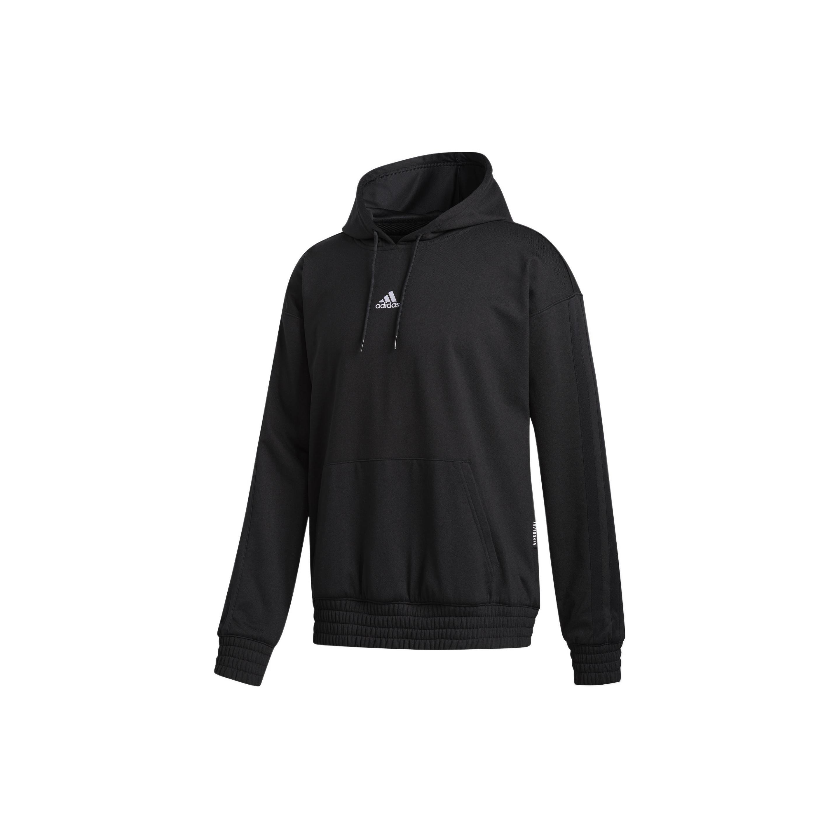 Men s adidas LD WNTR HD Small Logo Basketball Hooded Sports Black GD6858 M