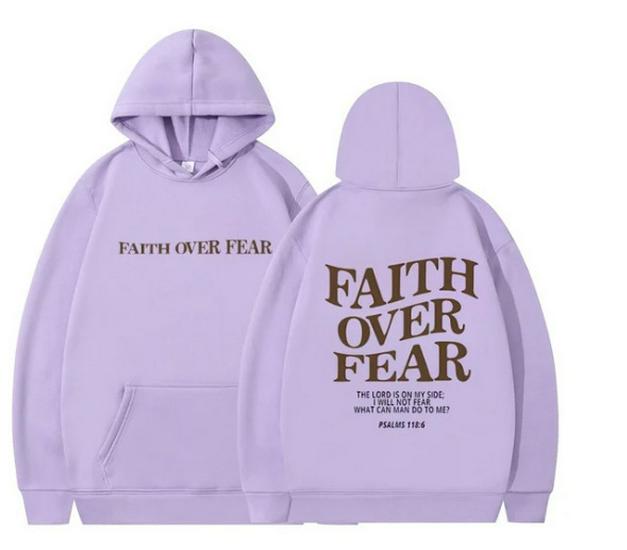 Dámská ležérní volná mikina s kapucí Faith - Kolekce 2024