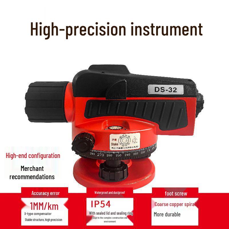 High-Precision 38x Self-Leveling Outdoor Construction Surveying Instrument