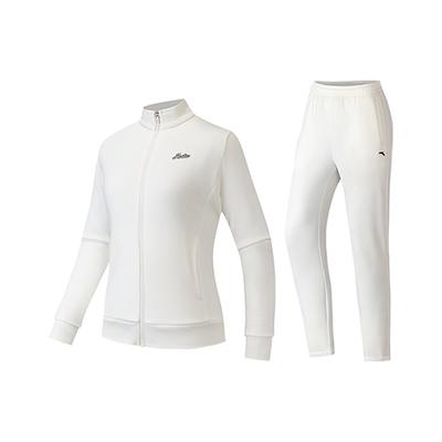 Dış Mekan Yürüyüş Sporları Rahat Moda Basit Şehir İçi Ulaşım Polar Sıcak Günlük Takım Elbise Kadın takım Elbise Beyaz 962617202N-1