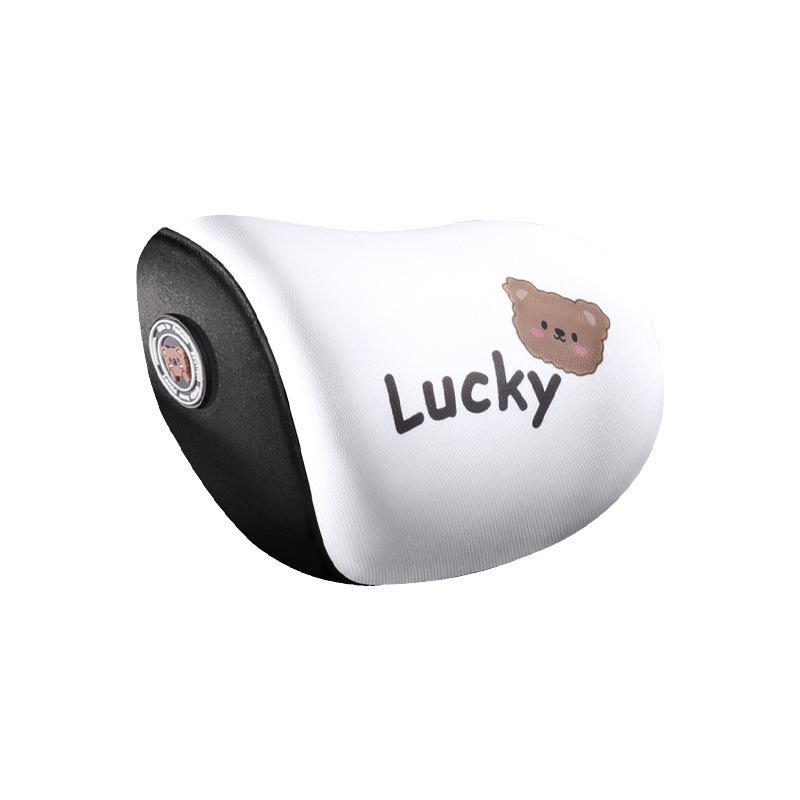 Kreslený medvěd paměťová pěna bederní polštář do auta - Celosezónní pohodlný polštář