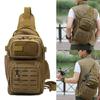 Fishing Backpacks Single Shoulder Bag Large Capacity Crossbody Fishing Tackle Bag Water Resist Fishing Gear Storage Bag