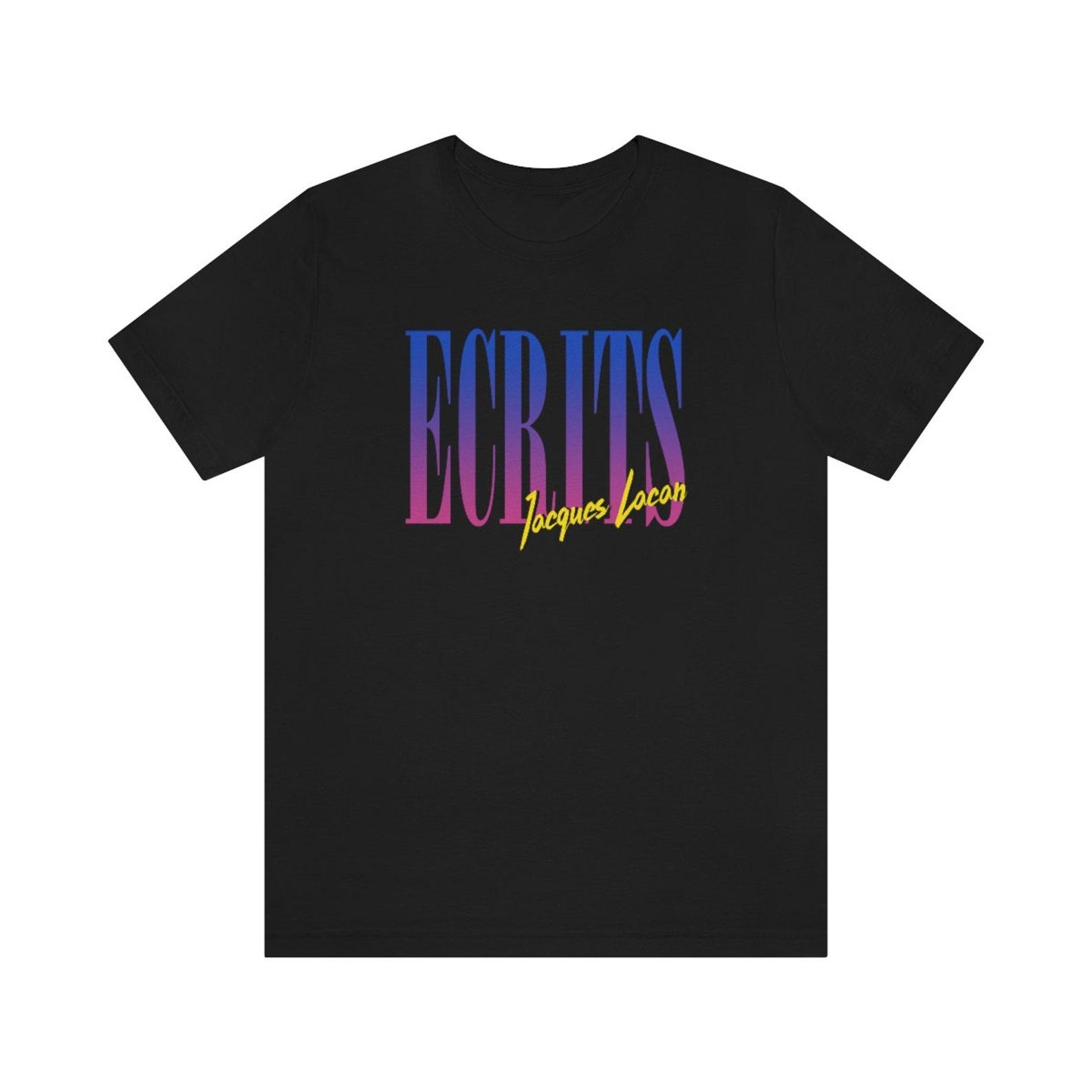 Jacques Lacan Ecrits 90s Retro Philosophy T-shirt M