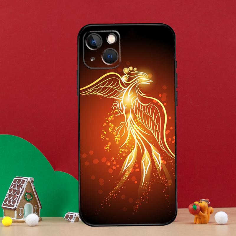 Phoenix Bird Capa For iPhone 15 11 14 Pro Max 12 13 14 Pro Max Plus X XR XS Max 12 13 Mini Phone Case