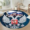 Eagle Round Office Rug Design for Game Room Dormitory Entryway Outdoor Antislip Round Carpet Decorate Offices Perfect Gift for Friends Family