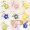 Sakura Stoff Blume Schlüsselanhänger Schmuck Lanyard Auto Tasche Schlüsselanhänger Anhänger Kind Geschenk