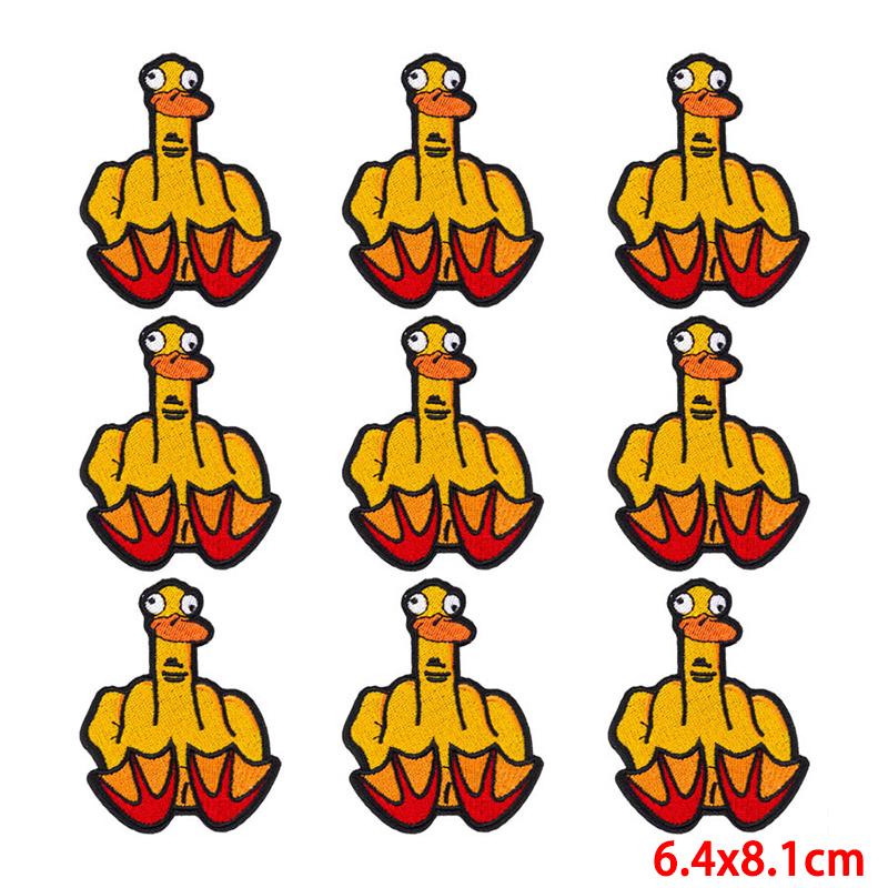 10 Pcs/lot Wholesale Embroidery Patch Iron On Patches For Clothing Patches On Clothes Jackets Decor Applique Sew Supplies